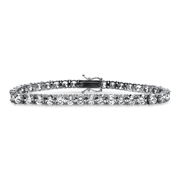 Sincerely Springer's Bracelet Springer's Collection 14k White Gold 15.06cts. Diamond Tennis Bracelet