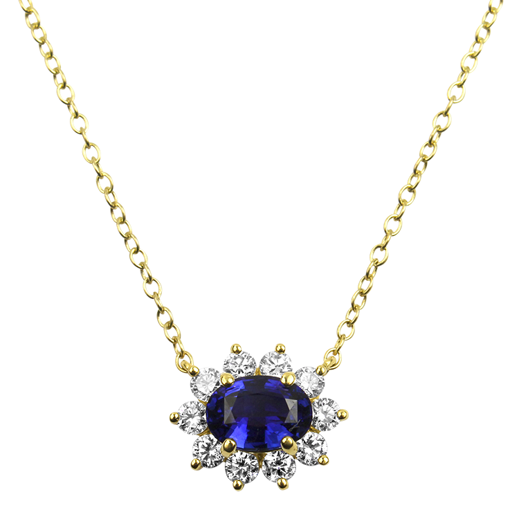 Blue sapphire gold necklace set hotsell