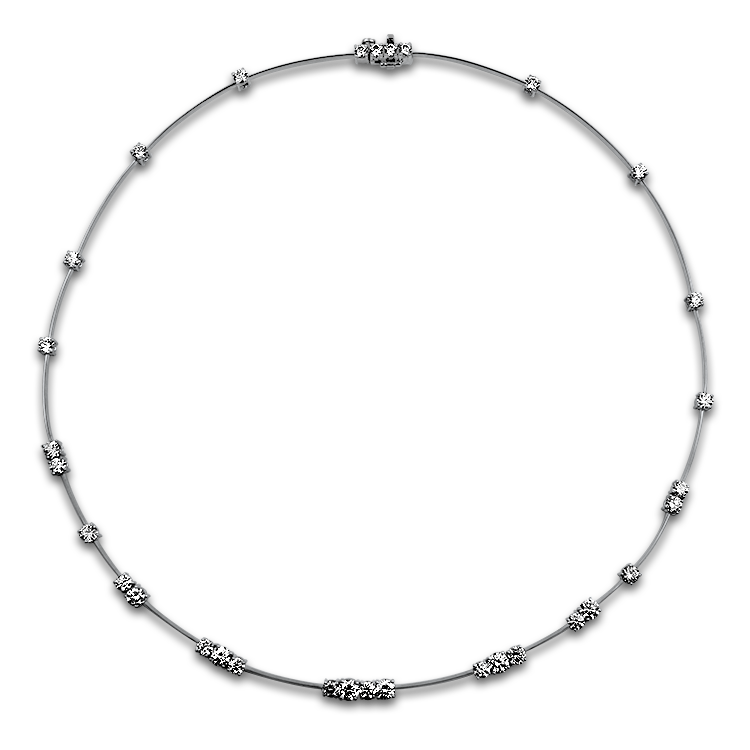 Springer's Collection Platinum and Diamond Necklace
