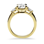 Springer's Collection Ring Suna Bros 18k Yellow Gold Three-Stone Diamond Engagement Ring 6