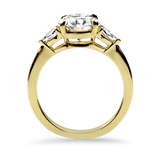 Springer's Collection Ring Suna Bros 18k Yellow Gold Three-Stone Diamond Engagement Ring 6