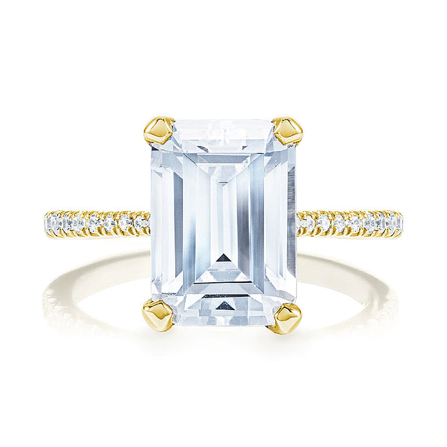 Tacori Engagement Engagement Ring Tacori 18k Yellow Gold Simply Tacori Radiant Cut Engagement Ring Style Mounting