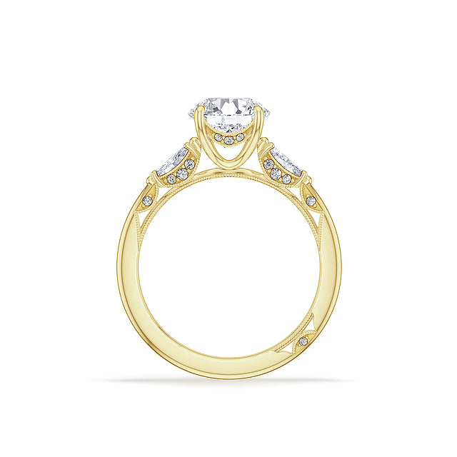 Tacori Engagement Engagement Ring Tacori 18k Yellow Gold Simply Tacori Round Three-Stone Engagement Ring Mounting