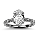 Tacori Engagement Engagement Ring Tacori Estate Platinum "RoyalT" 1.80cts Oval Diamond Ring 6.5