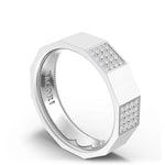 Tacori Engagement Wedding Band Tacori Platinum Pave Diamond Wedding Band