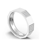 Tacori Engagement Wedding Band Tacori Platinum Pave Diamond Wedding Band