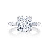 Tacori Engagement Engagement Ring Tacori Platinum RoyalT Three-Stone Engagement Ring Mounting