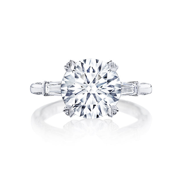 Tacori Engagement Engagement Ring Tacori Platinum RoyalT Three-Stone Engagement Ring Mounting