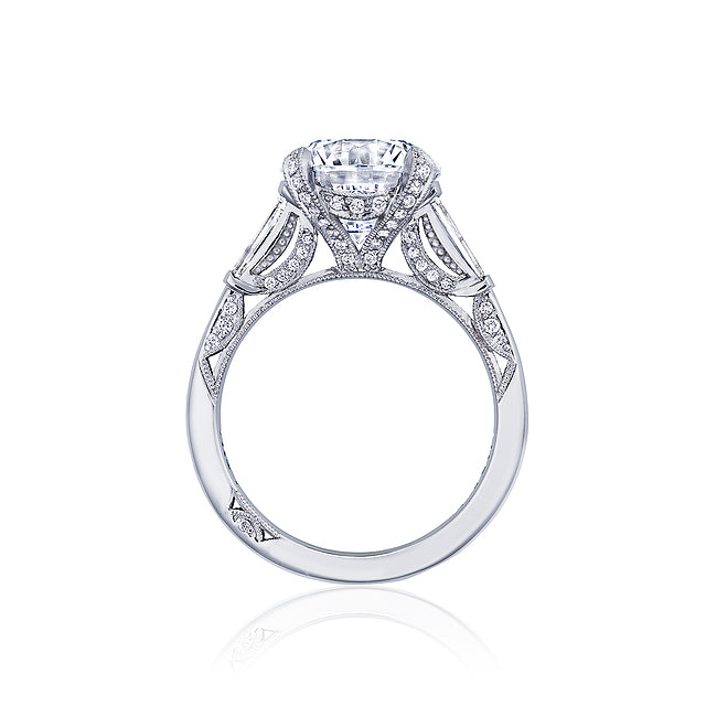 Tacori Engagement Engagement Ring Tacori Platinum RoyalT Three-Stone Engagement Ring Mounting