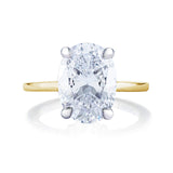 Tacori Engagement Ring Tacori 18k Yellow Gold and Platinum Engagement Ring Mounting
