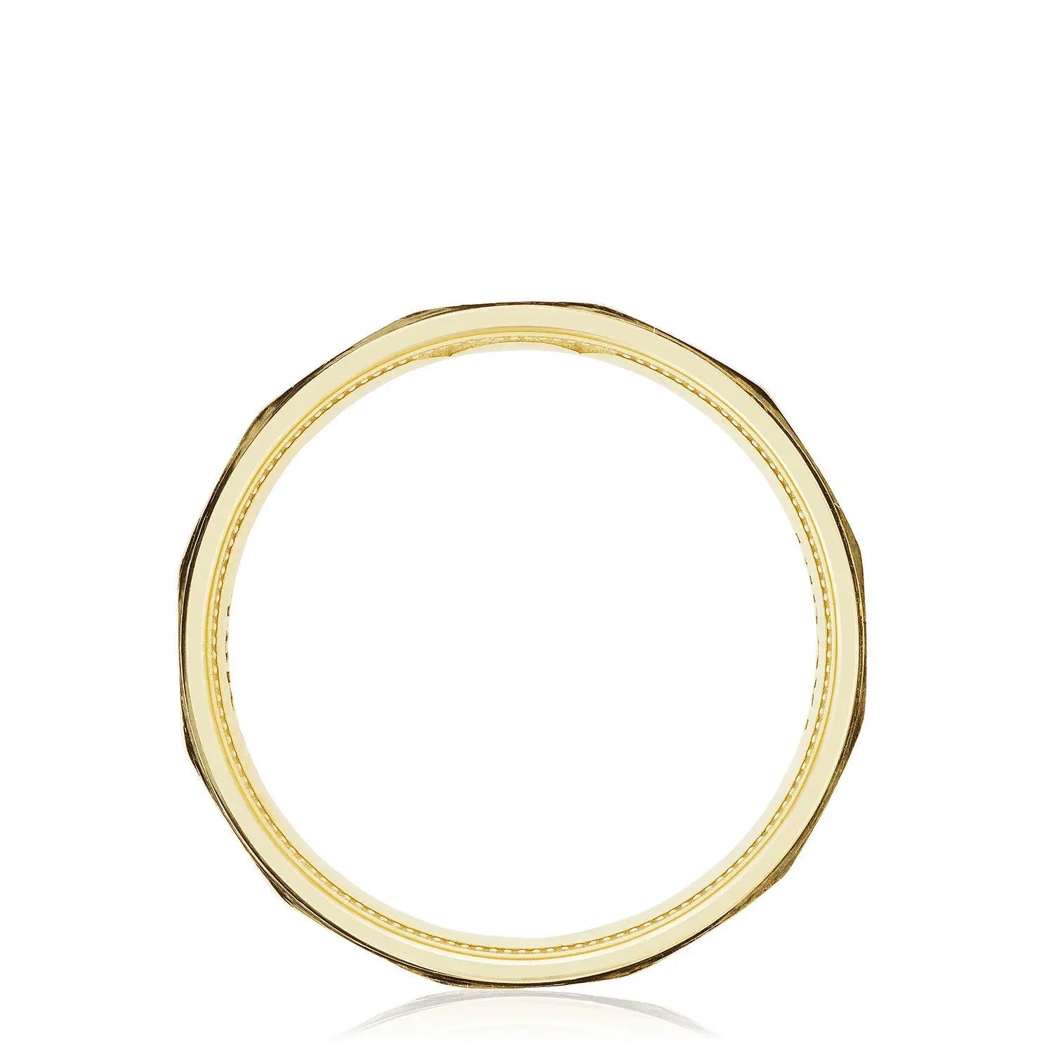 Tacori Wedding Band Tacori 18k Yellow Gold Geometric Faceted Wedding Band