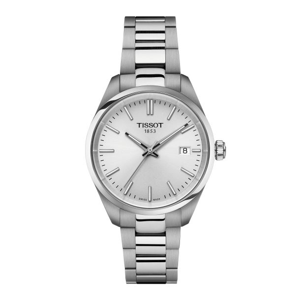 Tissot Watch Tissot PR 100 34mm Wristwatch, Silver Dial, 34mm