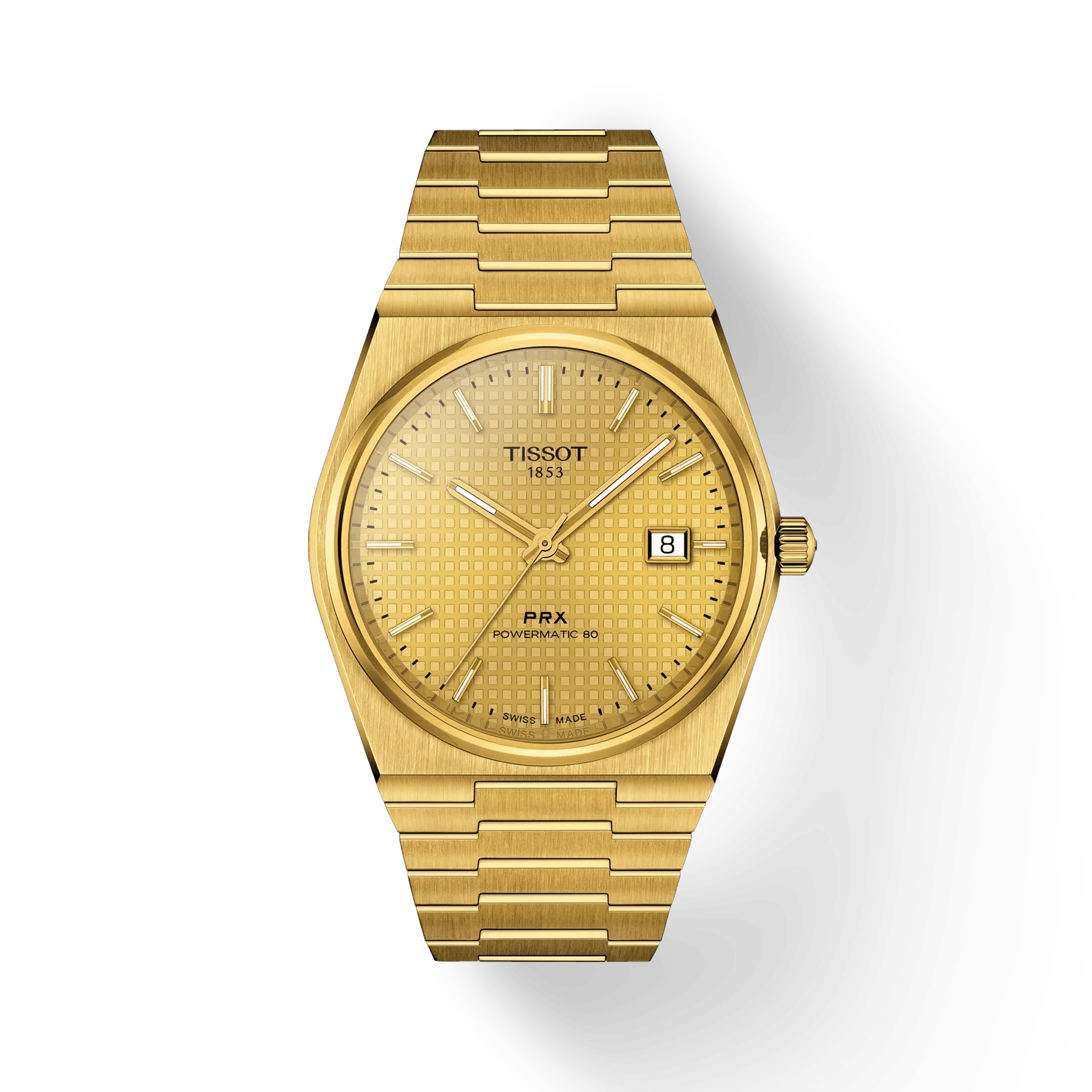 Tissot Watch Tissot PRX Powermatic 80, Champagne Dial, 40mm (T1374073302100)