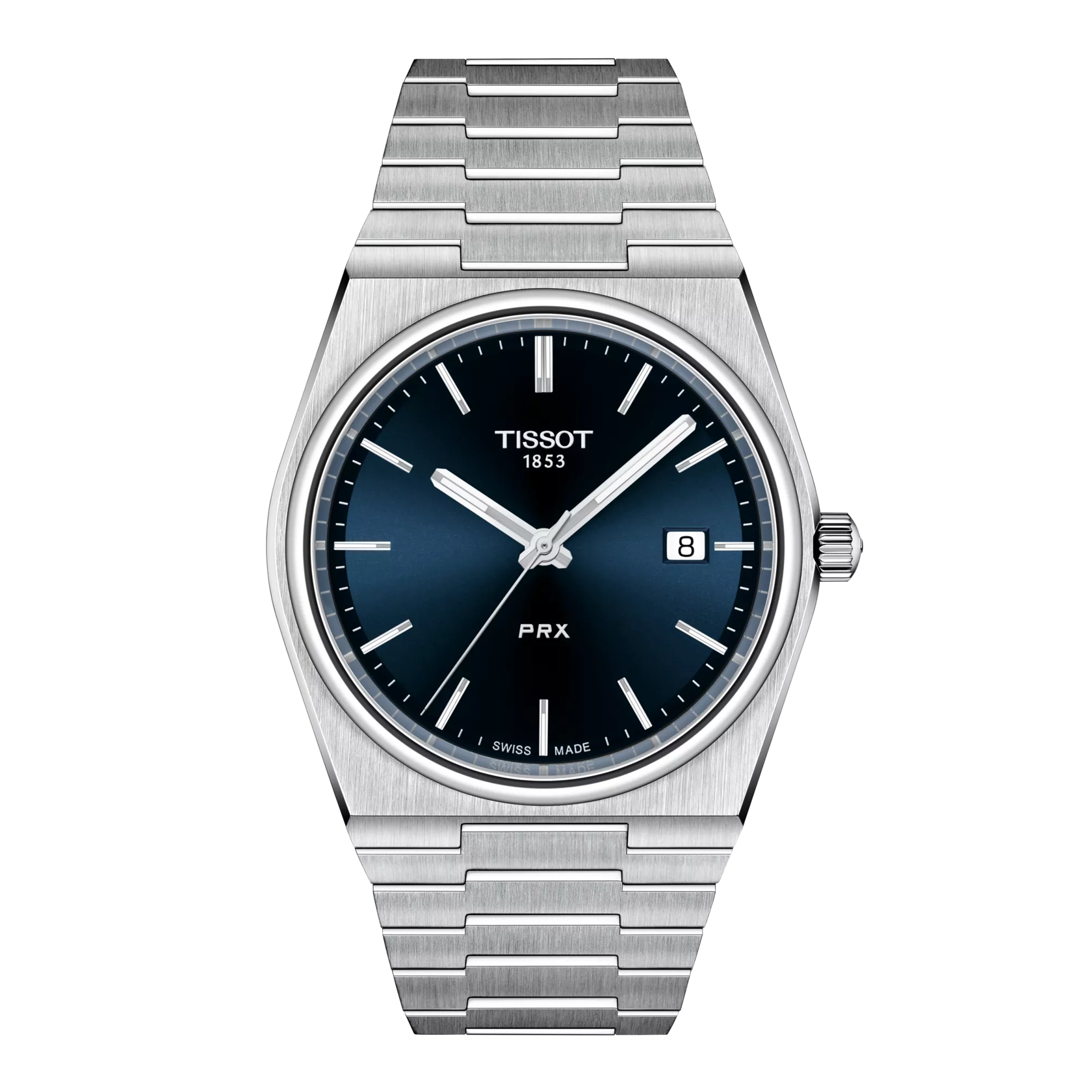 Tissot Watch Tissot PRX Wristwatch, Blue Dial, 40mm (T1374101104100)