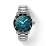 Tissot Watch Tissot Seastar 1000 Powermatic 80, Turquoise-Black Dial, 40mm (T1208071109100)