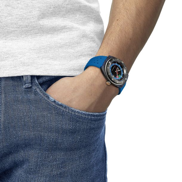 Tissot Watch Tissot Sideral S Powermatic 80, Black Dial, 41mm