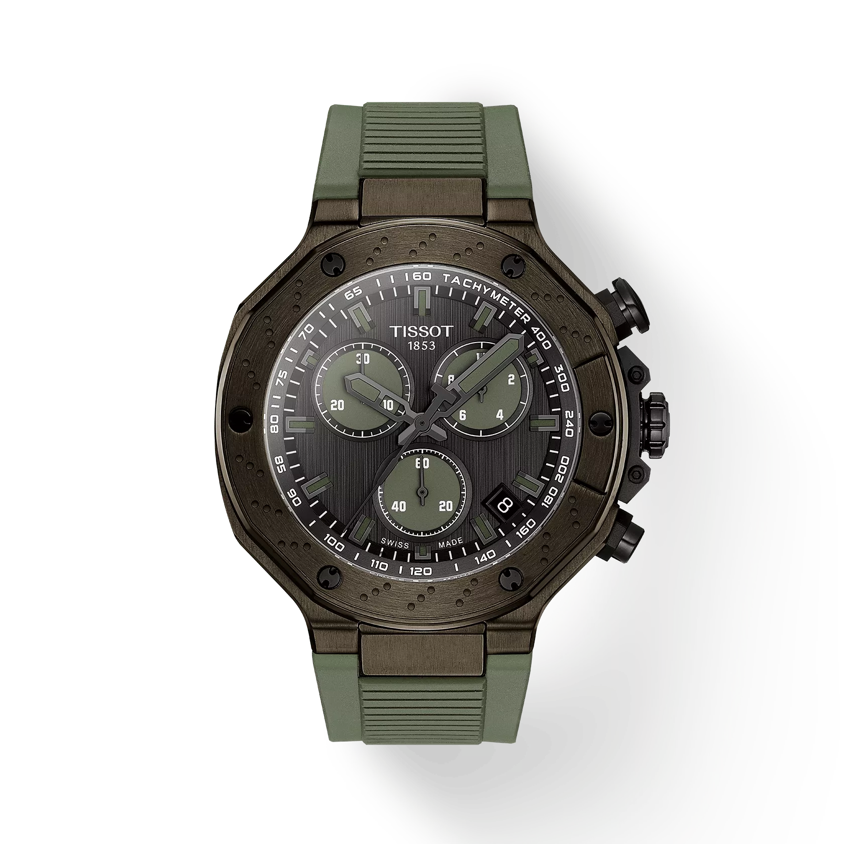 Tissot Watch Tissot T-Race Chronograph, Dial, Dark Gray, 45mm (T1414173706102)