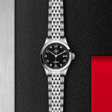 TUDOR Watch TUDOR 1926 28mm Black Dial, Stainless Steel Bracelet (M91350-0004)