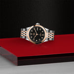 TUDOR Watch TUDOR 1926 28mm Black Dial, Two Tone Bracelet (M91351-0004)