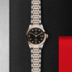 TUDOR Watch TUDOR 1926 28mm Black Dial, Two Tone Bracelet (M91351-0004)