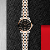 TUDOR Watch TUDOR 1926 28mm Black Dial, Two Tone Bracelet (M91351-0004)