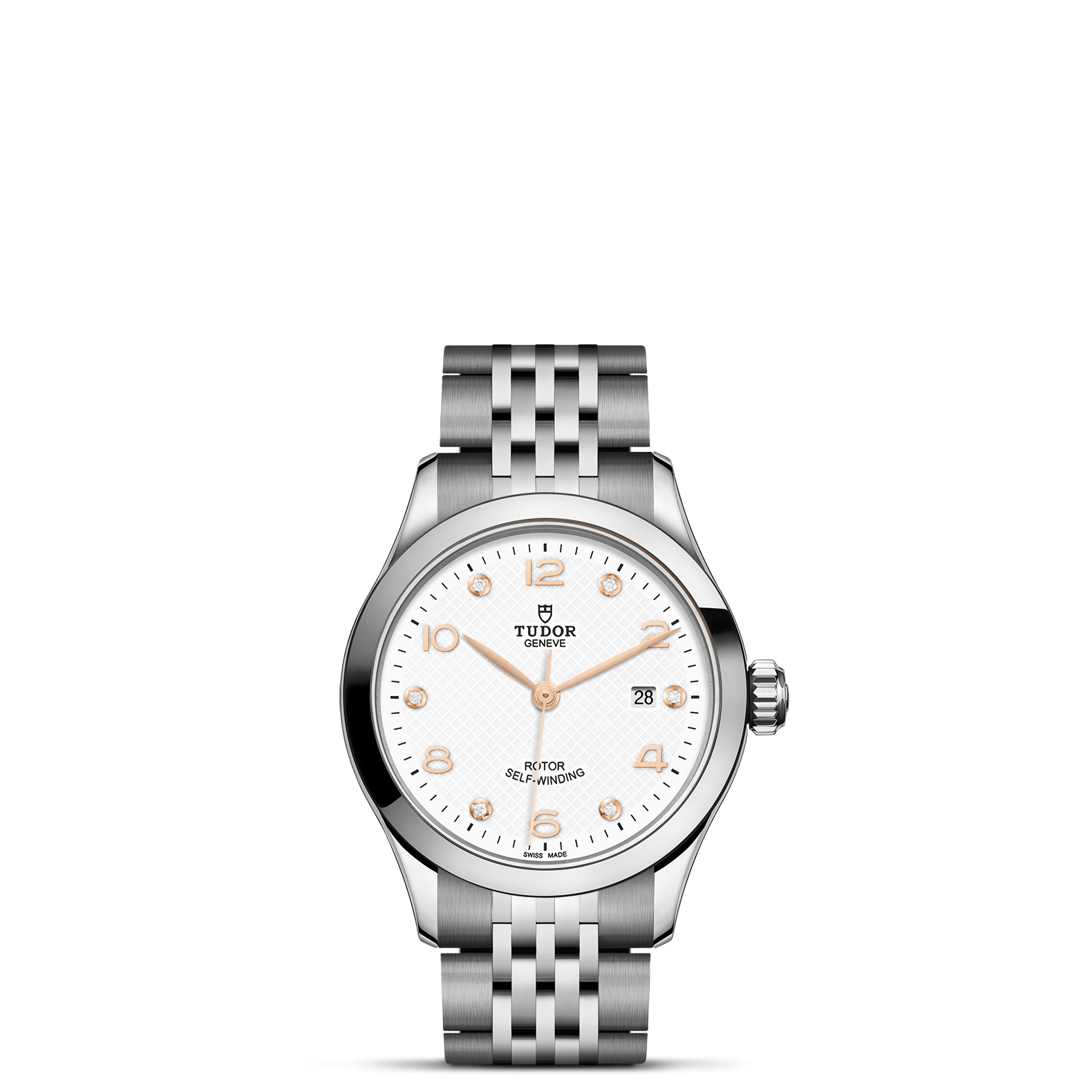 TUDOR Watch TUDOR 1926 28mm White Dial, Stainless Steel Bracelet (M91350-0013)