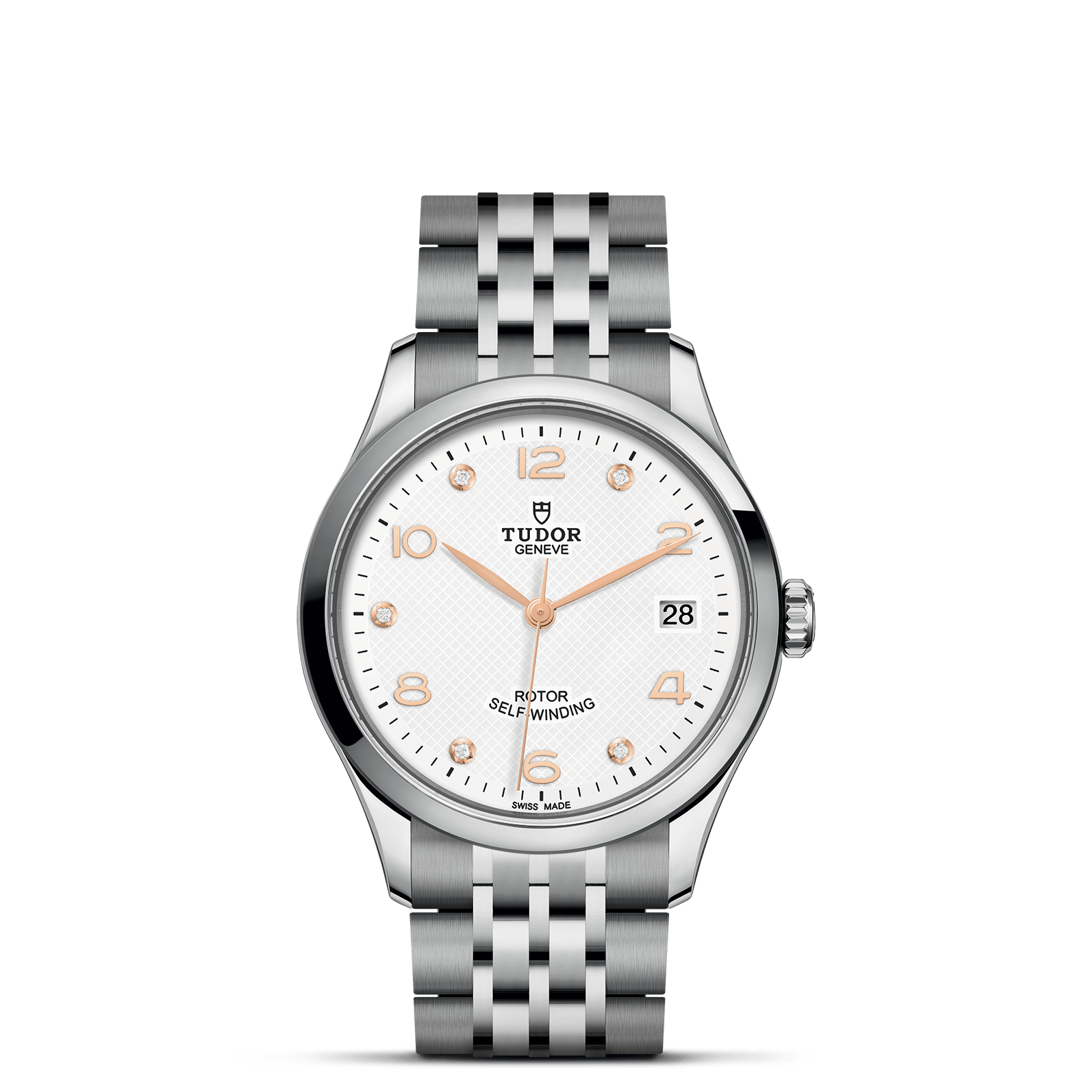 TUDOR Watch TUDOR 1926 36m White Diamond Dial, Stainless Steel Bracelet (M91450-0013)