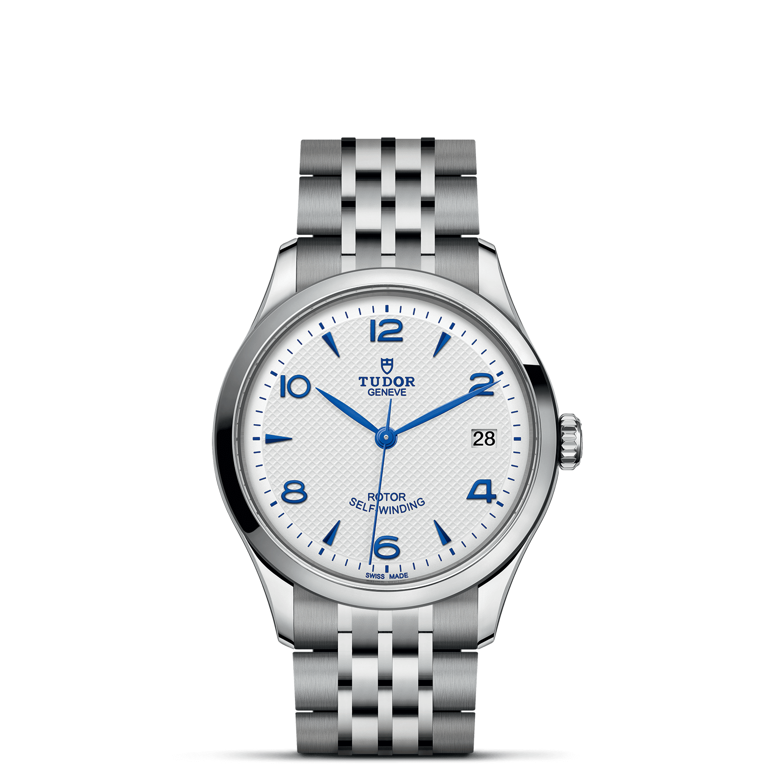 TUDOR Watch TUDOR 1926 36mm Steel Case, Opaline and Blue Dial, Steel Bracelet (M91450-0005)