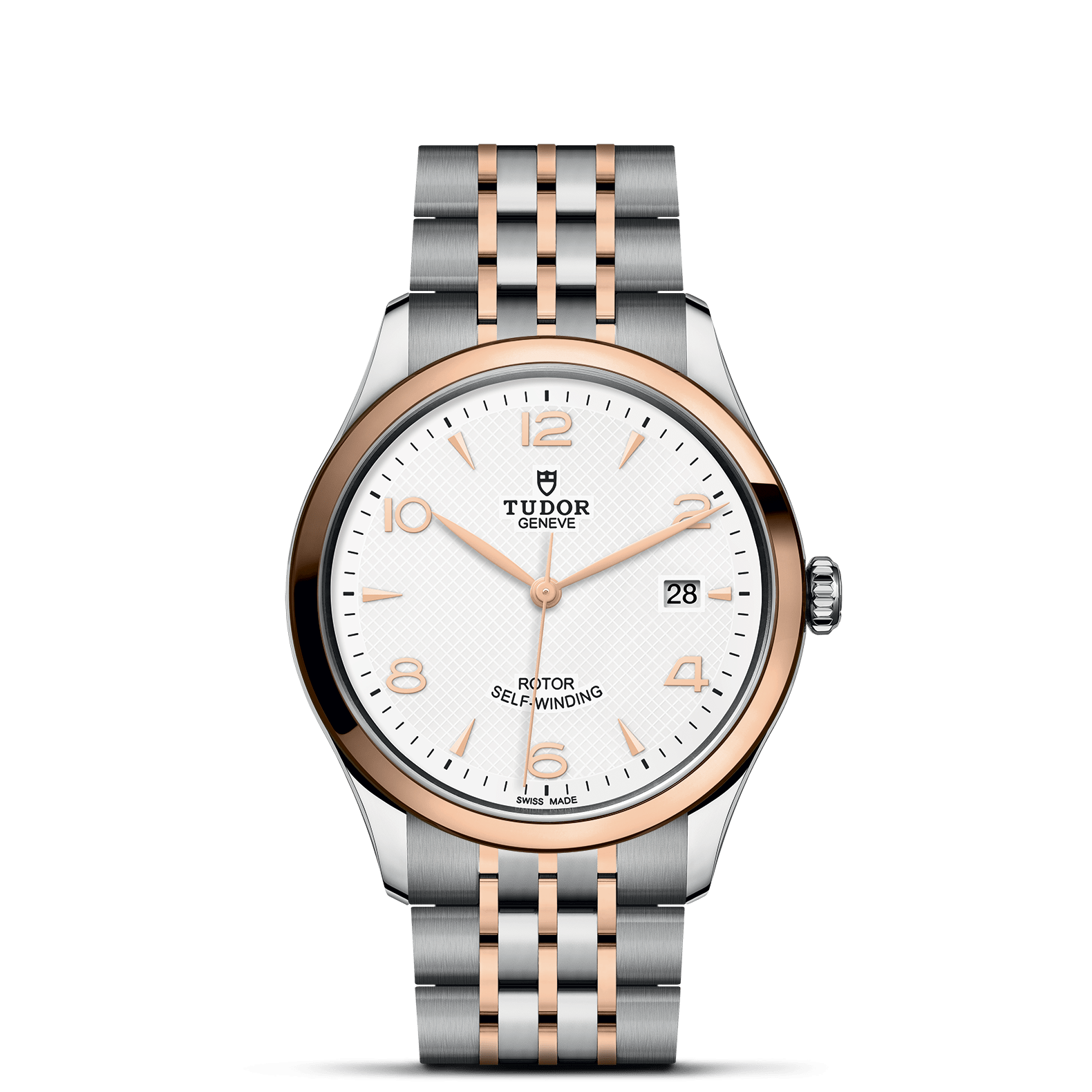 TUDOR Watch TUDOR 1926 39mm White Dial, Two Tone Bracelet (M91551-0009)