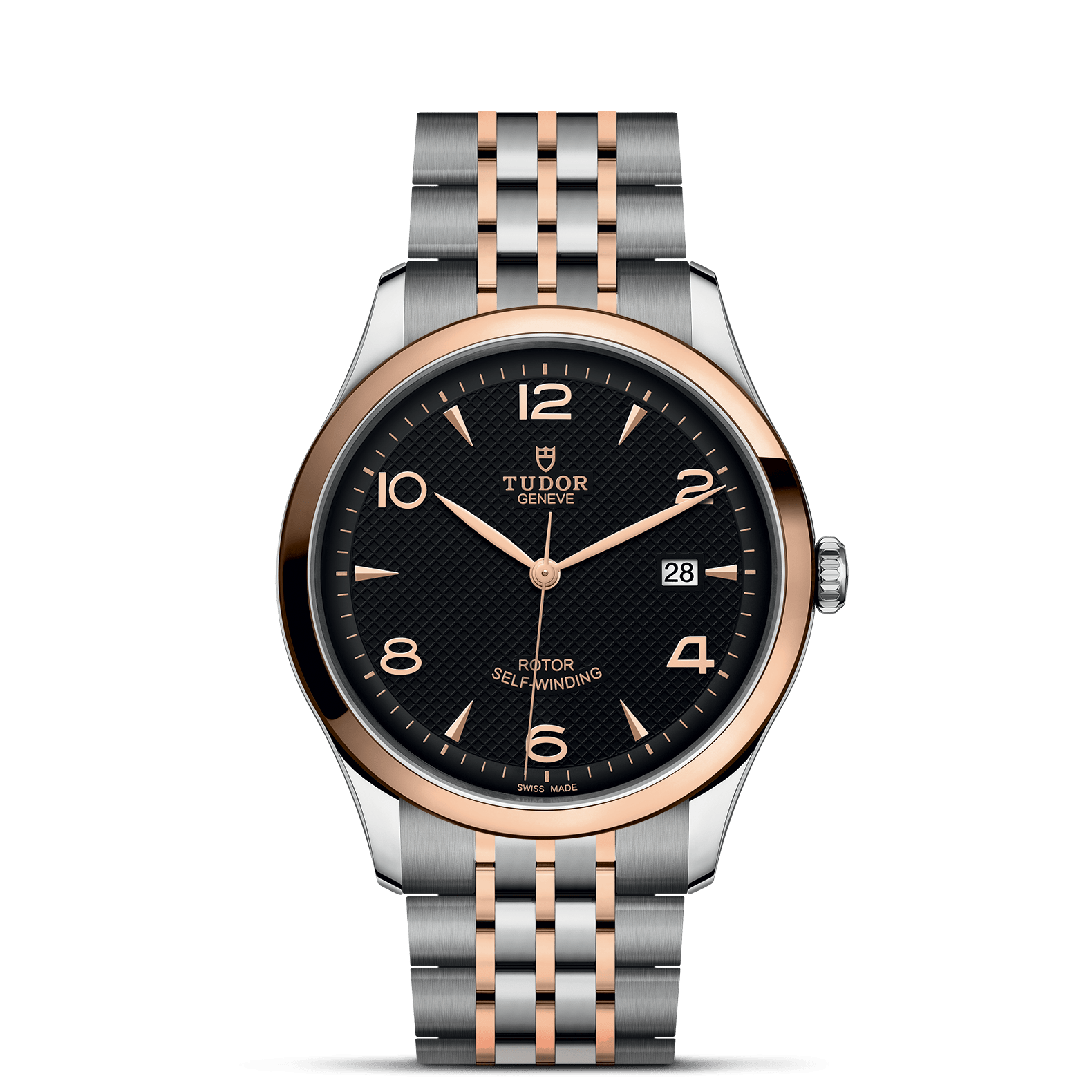 TUDOR Watch TUDOR 1926 41mm Black Dial, Two Tone Bracelet (M91651-0003)
