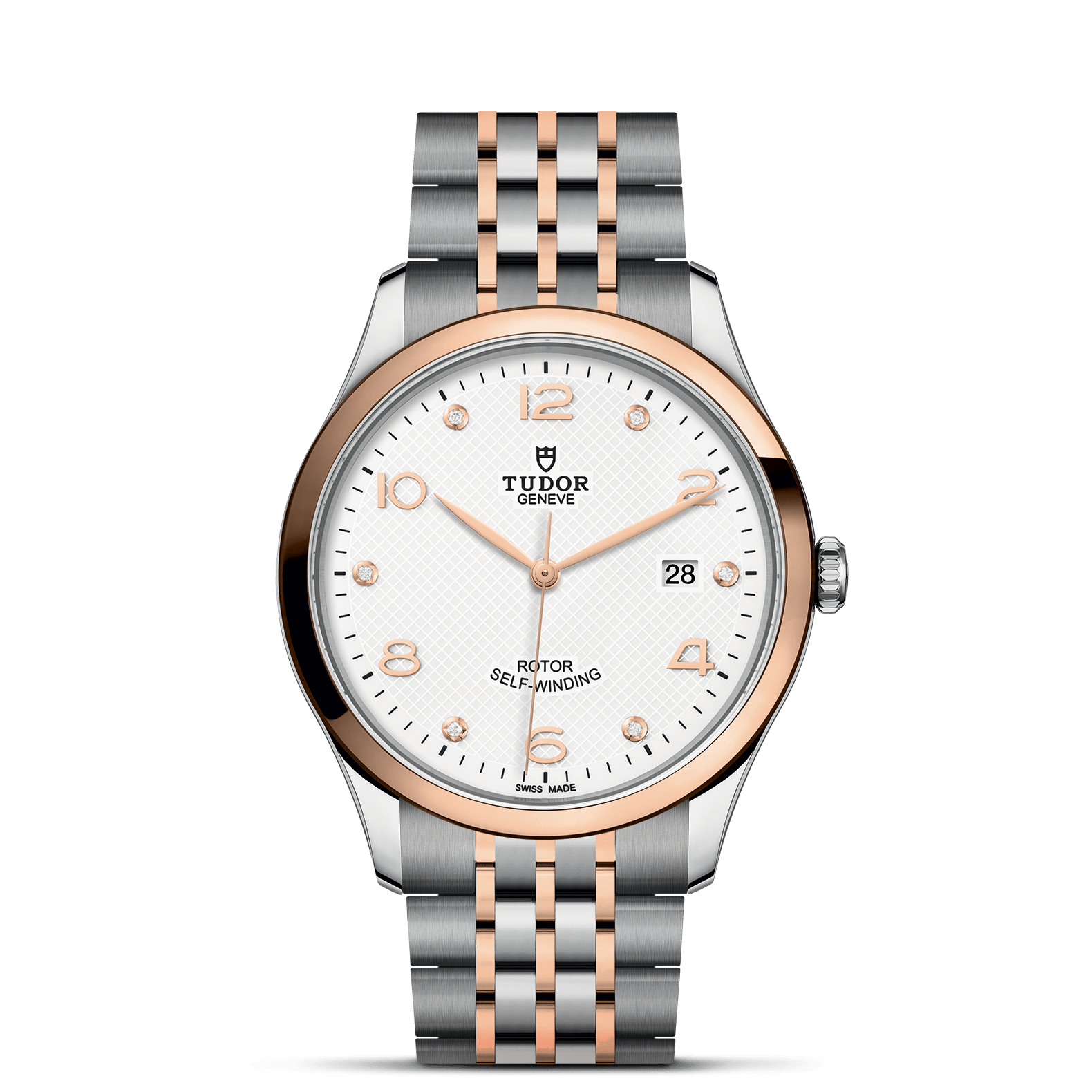 TUDOR Watch TUDOR 1926 41mm White Diamond Dial, Two Tone Bracelet (M91651-0011)