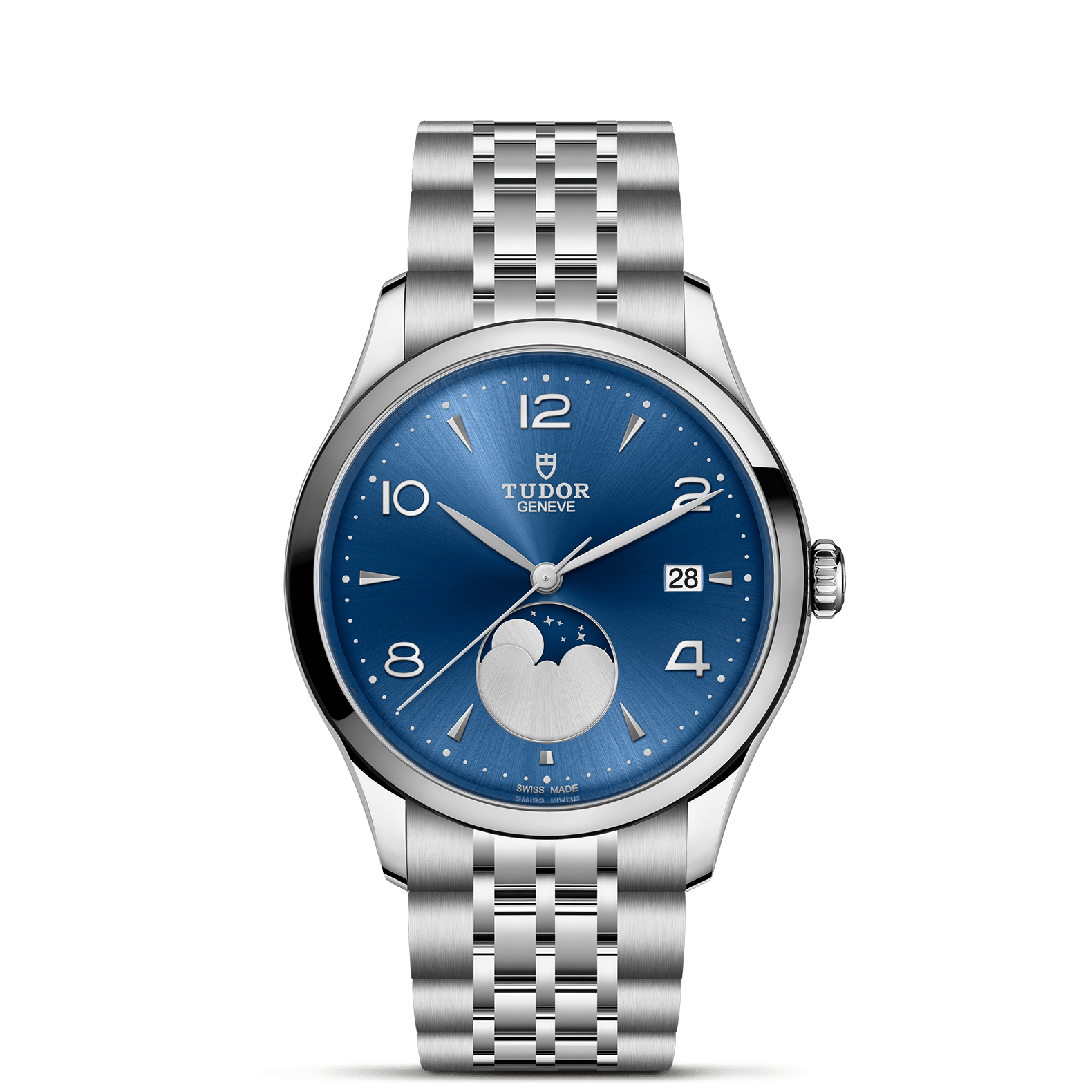 TUDOR 1926 Luna 39mm Blue Dial, Stainless Steel Bracelet (M91560