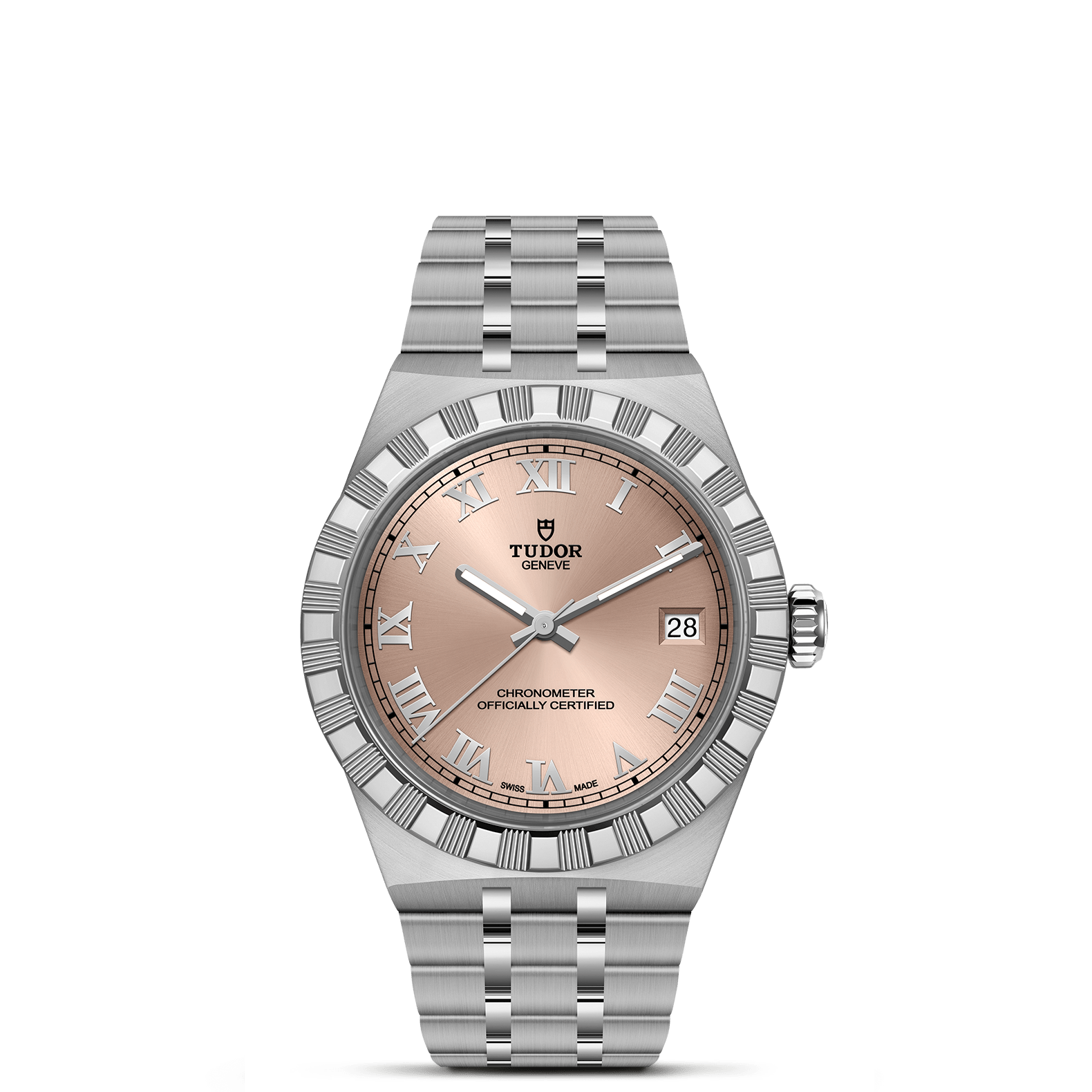 TUDOR 36mm TUDOR Royal Salmon Dial, Stainless Steel Bracelet
