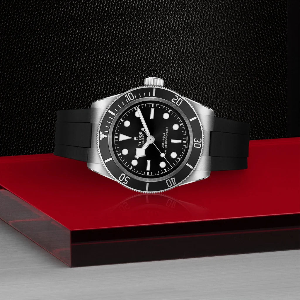 TUDOR Watch TUDOR Black Bay 41mm Black Dial, Rubber Strap (M7941A1A0NU-0002)