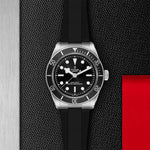 TUDOR Watch TUDOR Black Bay 41mm Black Dial, Rubber Strap (M7941A1A0NU-0002)
