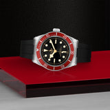 TUDOR Watch TUDOR Black Bay 41mm Case, Black Dial, Black Rubber Bracelet (M7941A1A0RU-0002)