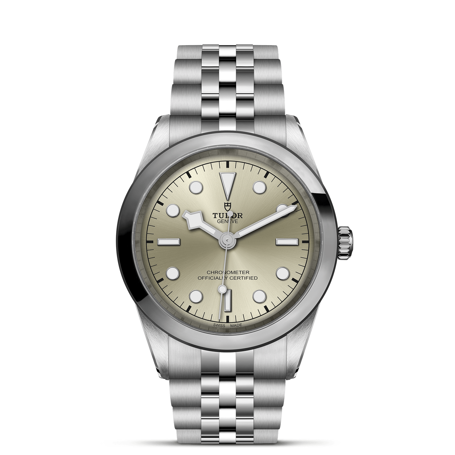 TUDOR Black Bay 41mm Case, Light Champagne Dial, Steel Strap