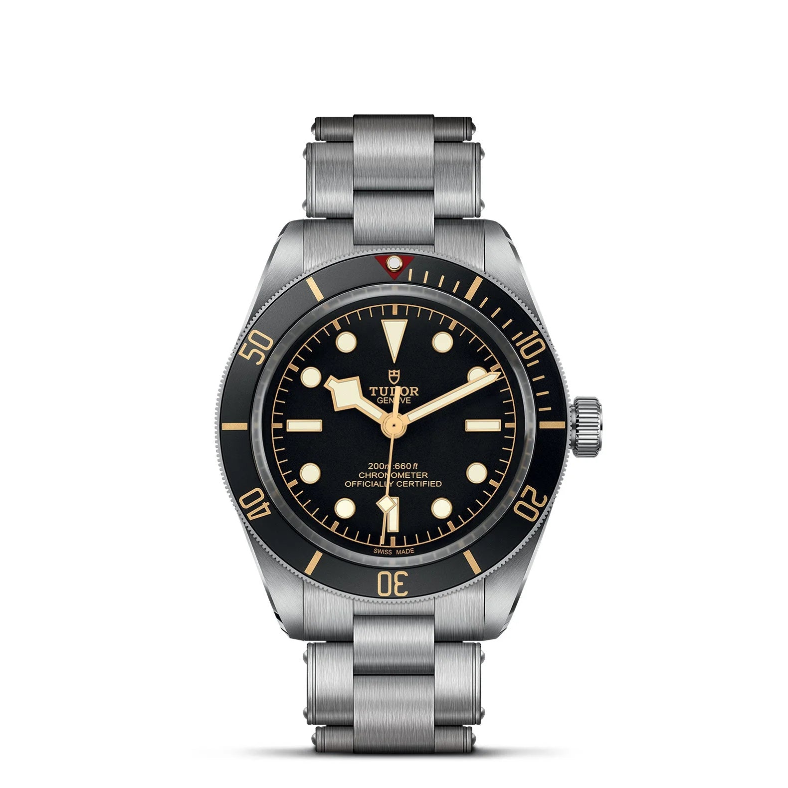 TUDOR Watch TUDOR Black Bay 58 39mm Case, Black Dial, Steel Bracelet (M79030N-0001)