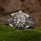 TUDOR Watch TUDOR Black Bay 58 925 39mm Silver Case, Taupe Fabric Strap (M79010SG-0002)