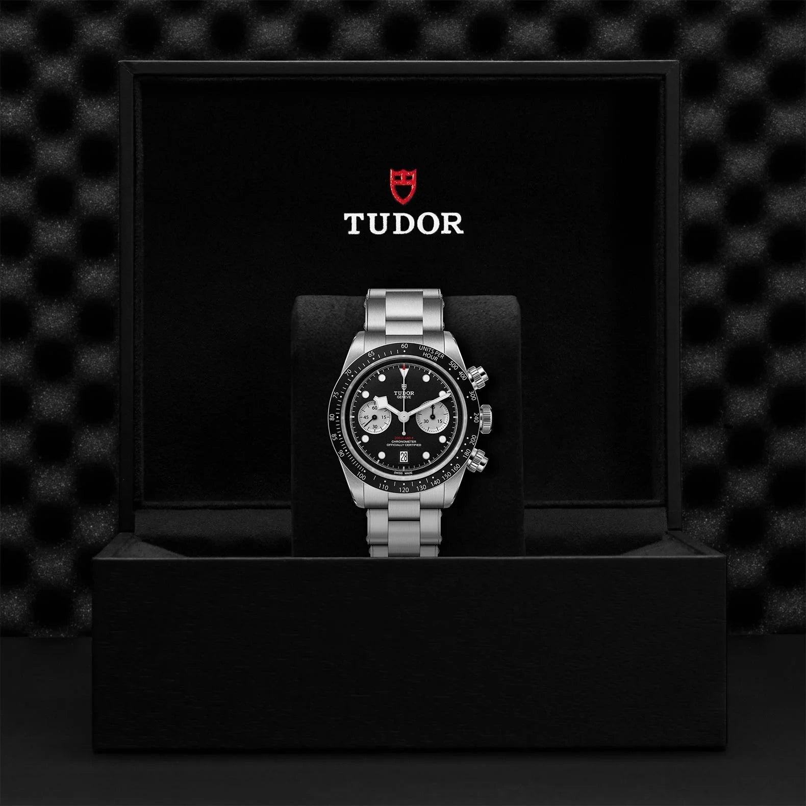 TUDOR Watch TUDOR Black Bay Chrono, Black Dial, Steel Case (M79360N-0011)