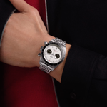 TUDOR Watch TUDOR Black Bay Chrono, Opaline Dial, Steel Bracelet (M79360N-0014)