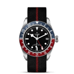 TUDOR Watch TUDOR Black Bay GMT 41mm Black Dial, Fabric Strap (M79830RB-0003)