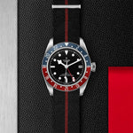TUDOR Watch TUDOR Black Bay GMT 41mm Black Dial, Fabric Strap (M79830RB-0003)