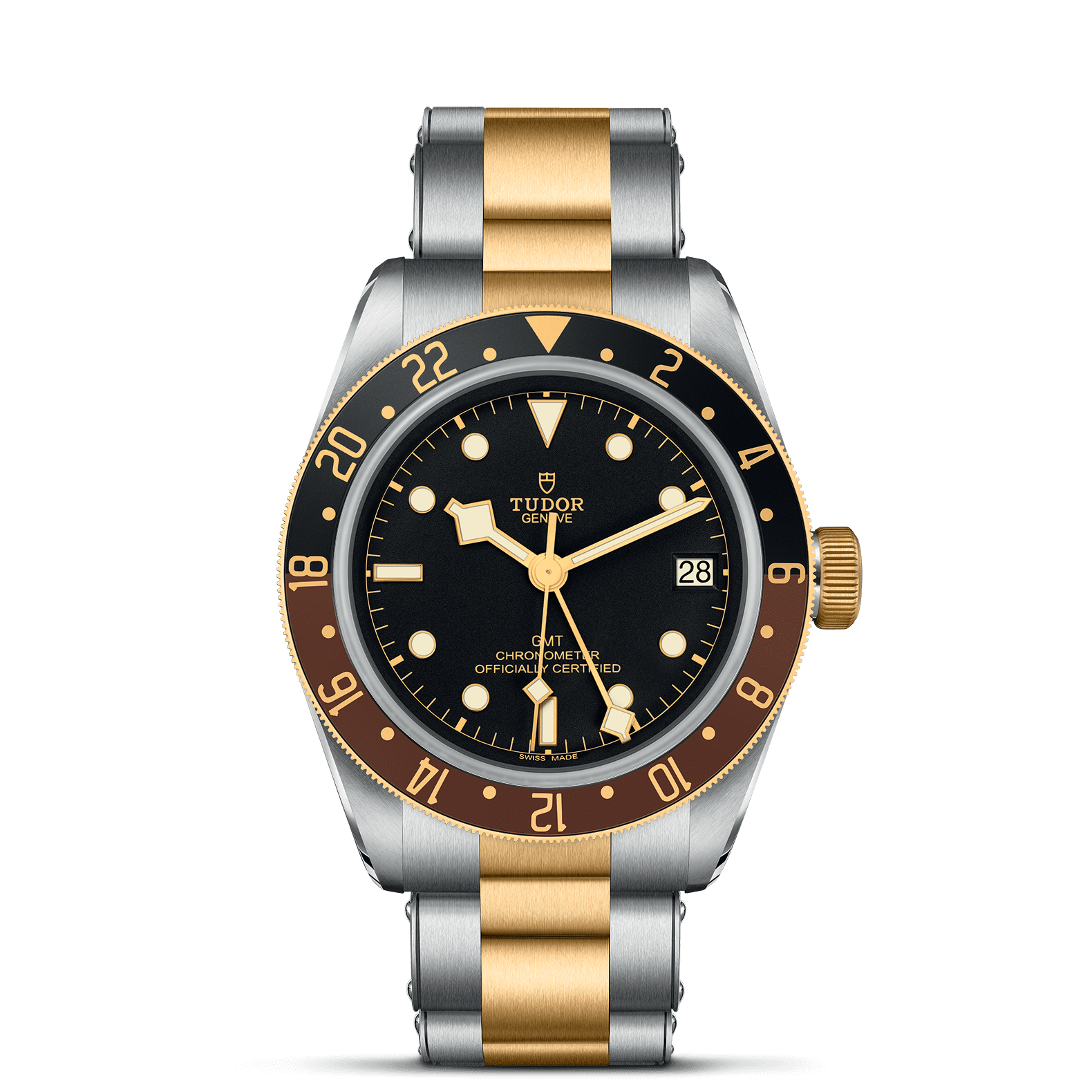 TUDOR Black Bay GMT S&G 41mm Case, Black Dial, Steel and Yellow TUDOR Black Bay GMT S&G 41mm Case, Black Dial, Steel and Yellow