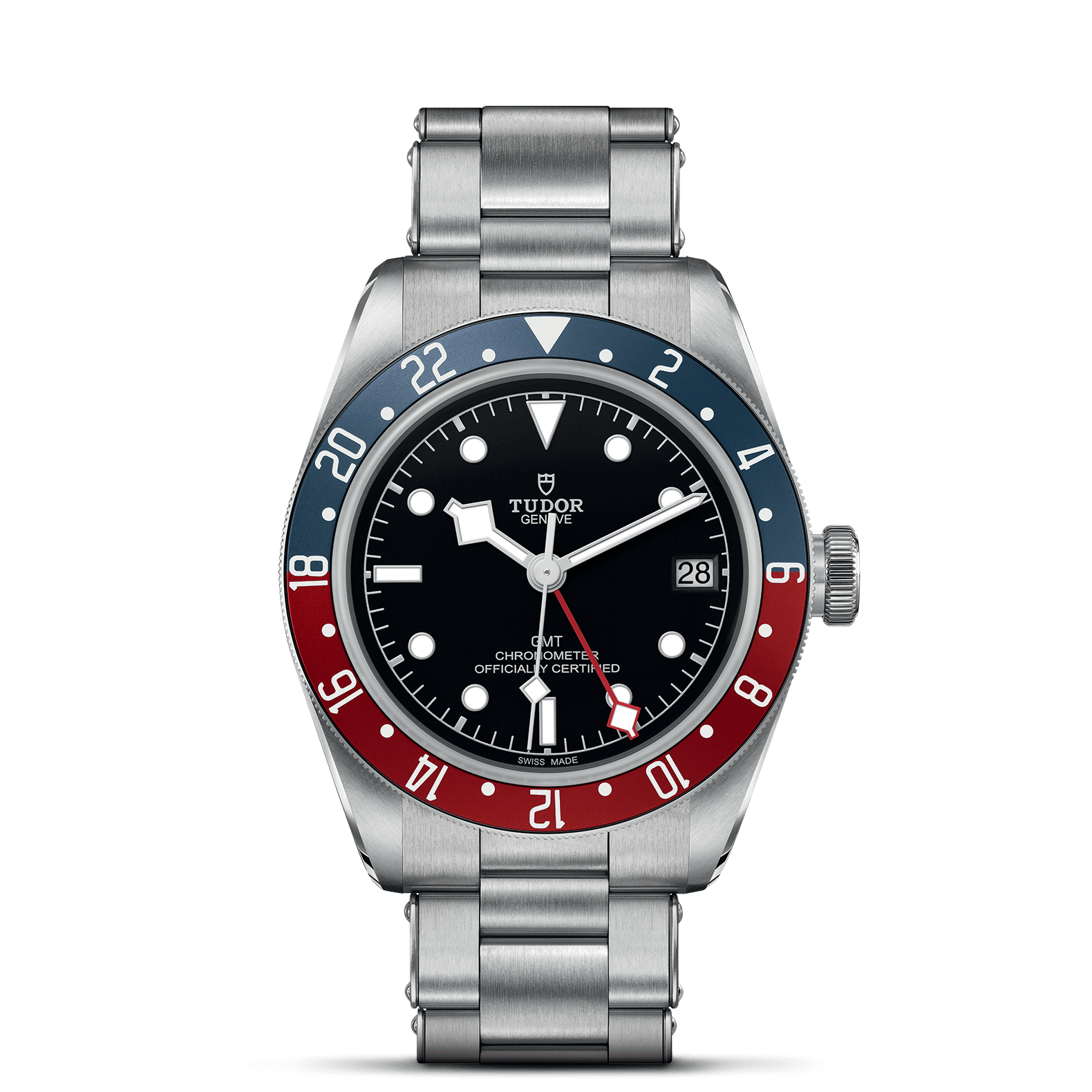 TUDOR Watch TUDOR Black Bay GMT 41mm Steel Case, Steel Bracelet (M79830RB-0001)