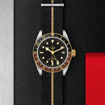TUDOR Watch TUDOR Black Bay GMT S&G 41mm Black Dial, Fabric Strap (M79833MN-0004)
