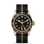 TUDOR Watch TUDOR Black Bay GMT S&G 41mm Black Dial, Fabric Strap (M79833MN-0004)