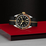 TUDOR Watch TUDOR Black Bay GMT S&G 41mm Black Dial, Fabric Strap (M79833MN-0004)