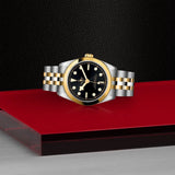 TUDOR Watch TUDOR Black Bay One 31 S&G 31mm Black Diamond Dial, Two Tone Bracelet(M79603-0001)