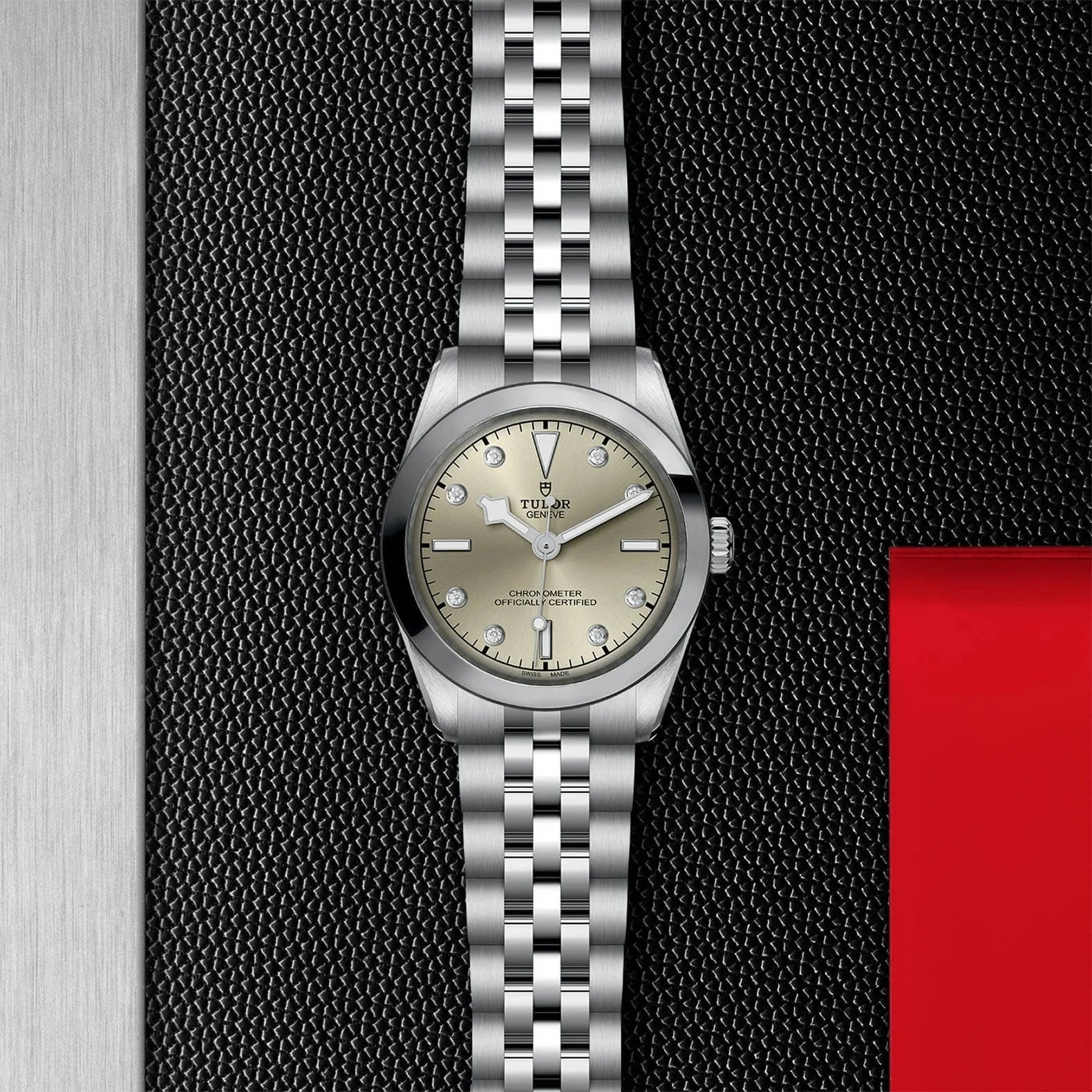 TUDOR Watch TUDOR Black Bay One 31mm Champagne Diamond Dial, Stainless Steel Bracelet (M79600-0006)